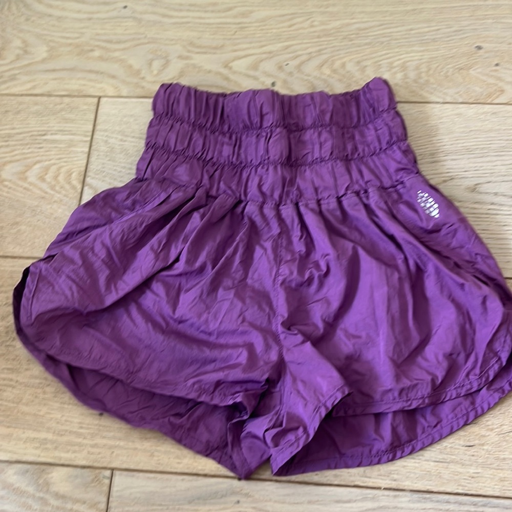purple free people shorts